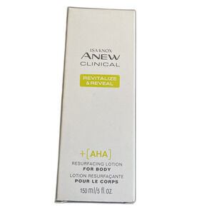 Avon Isa Knox Anew Clinical Revitalize + Reveal AHA Body Lotion, 150ml, New